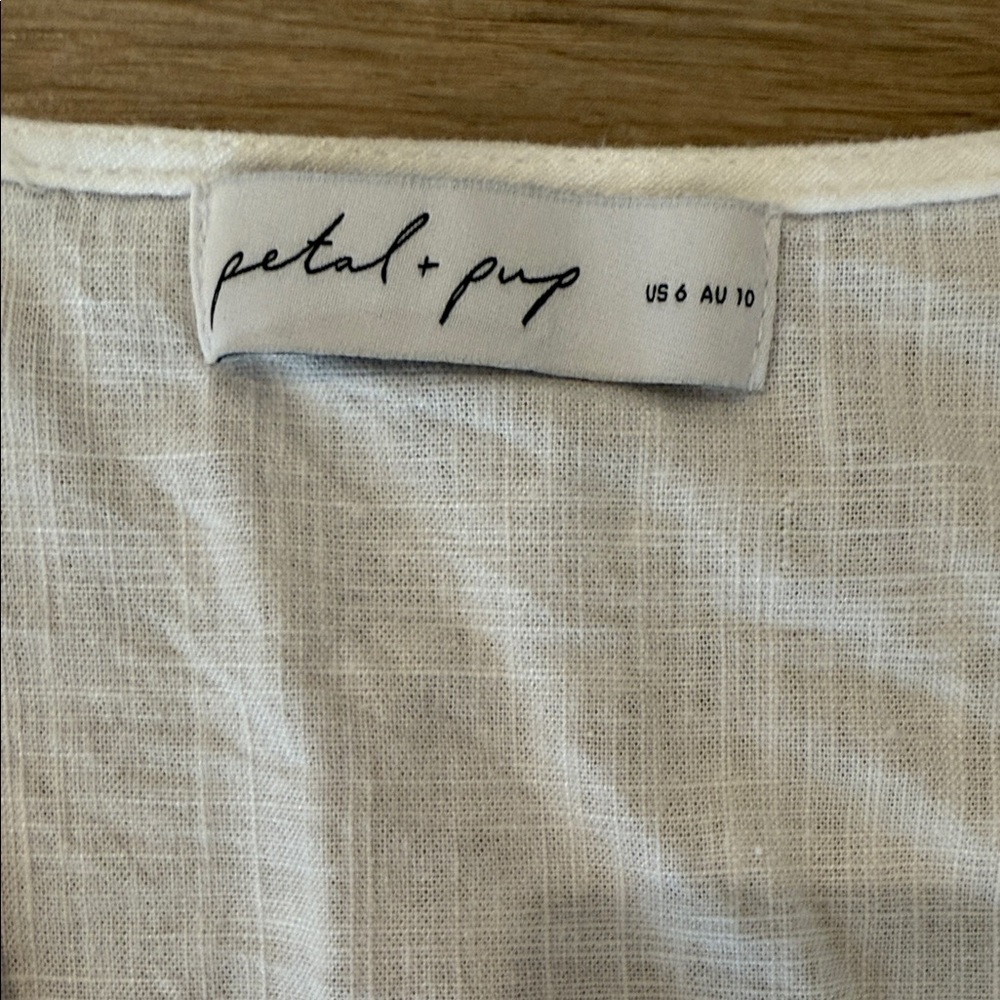 Dawston Embroidered White Boho Top - Picture 9 of 11